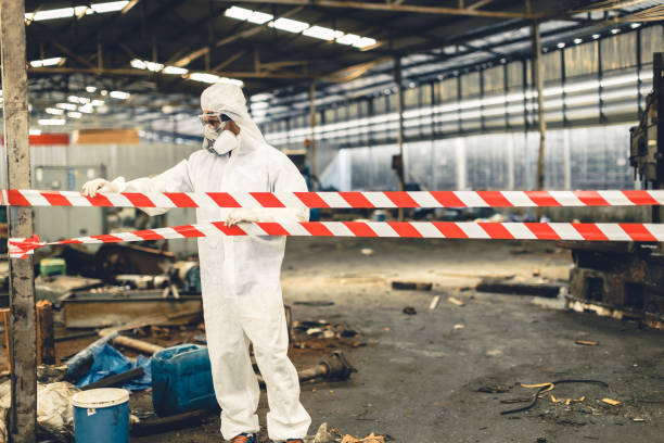 Professional Crime Scene Cleanup technician working in Pedricktown, NJ